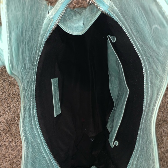 Turquoise Balenciaga tote - Picture 3 of 6